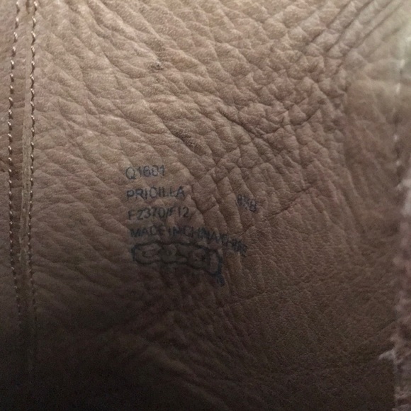 Coach Pricilla Bootie Boot in Nubuck Siena Tassel - Picture 15 of 15